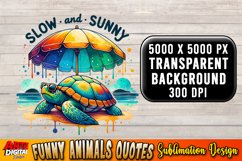 Funny Animals Quotes Sublimation Clipart 3 Product Image 8