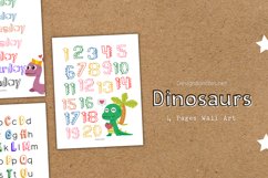 Lovely Dinosaurs Educational Wall Arts Product Image 1