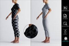 Female T-shirt Mockup Product Image 10