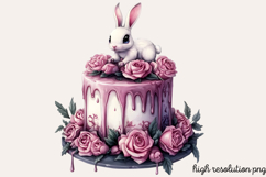 Gothic Easter Creepy Sublimation Clipart PNG Product Image 1