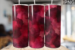 Burgundy Alcohol Ink Tumbler Wrap - High Quality 300 Dpi Product Image 1