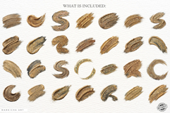 Beach Sand Brushtroke Png Clipart Product Image 2