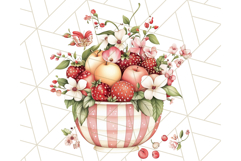 Cottagecore Kitchen Clipart, Vintage Country Floral Kitchen Product Image 5