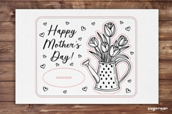 Mother&#039;s Day Pop Up Card Laser Cut | Glowforge | SVG Product Image 3