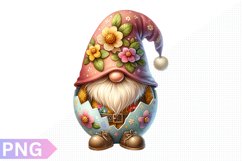 Easter Gnome Clipart ,Easter sublimation PNG Design Product Image 1