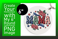Vibrant Circle Design Car Coaster PNG , Mama Product Image 1