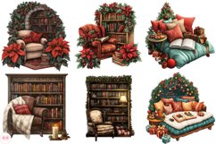 Christmas Reading Nook Clipart Product Image 4