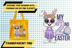 Unique PNG Design for T-Shirts and Bags , Easter Bunny Product Image 1