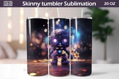 Cute Robot Tumbler | Cute Halloween Tumbler Product Image 1