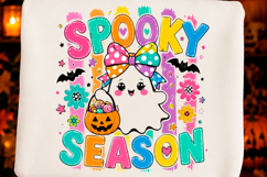 Preppy Spooky Season Ghost PNG Product Image 1