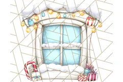 Christmas North Pole Village PNG Clipart, Cute Holiday Art Product Image 5