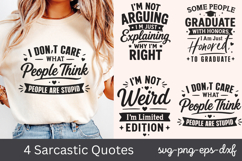 Sarcastic Quotes SVG PNG Product Image 1