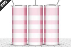 Pink Plaid Tumbler Design | Valentine&#039;s Day Tumbler Wrap Product Image 4