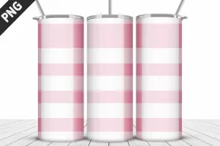 Pink Plaid Tumbler Design | Valentine's Day Tumbler Wrap Product Image 4