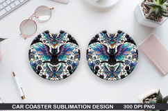 Mythical Car Coaster Sublimation| Mythical Coaster PNG Product Image 1