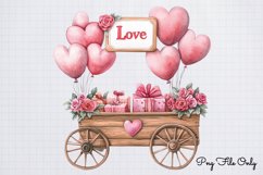 Farmhouse Love Valentine Clipart PNG Product Image 1