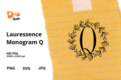 Lauressence Monogram Product Image 1