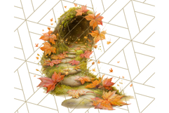 Acorn Village Clipart PNG, Fall Animal Png Product Image 5