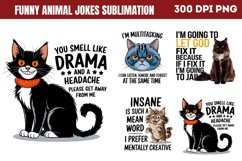 Funny animal Jokes Sublimation PNG Product Image 1