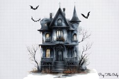 Gothic Spooky Winter Clipart PNG Product Image 1