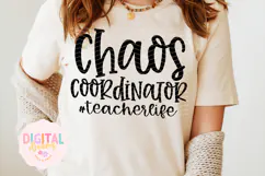 Chaos Coordinator #TeacherLife SVG PNG Product Image 1