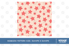 American 4th of July Patriotic Stars Seamless Pattern Bundle Product Image 3
