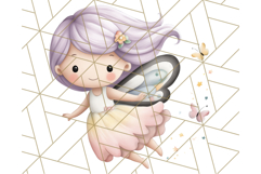 Whimsical Fairy Village Clipart PNG for Kids, Fairytales Png Product Image 5