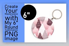 Noel Tree Elegance Sublimation Circle Coaster Product Image 1