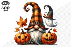 Halloween Gnomes Sublimation - Clipart PNG Design Product Image 1
