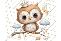 Woodland Nursery Baby Animals Clipart, Cute Animals Png Product Image 5