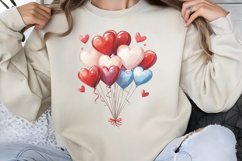 Cute Watercolor Valentines Day Clipart PNG Product Image 1