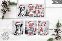 Merry Christmas Mug Wrap - Christmas Mug Sublimation Product Image 1