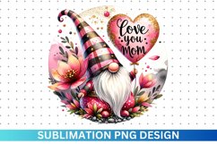 Mother&#039;s Day Butterfly Floral Sublimation - Clipart Design Product Image 1