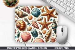Mouse Pad Sublimation, Summer Mouse Pad PNG Design Product Image 1
