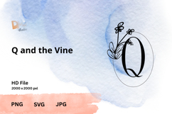 and the Vine Monogram Product Image 1