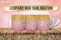 Leopard Glitter Mug Sublimation | PNG Bundle | Mug Wrap Product Image 10