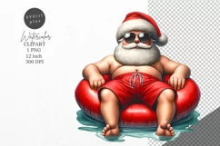 Christmas clipart, Santa clipart, Winter clipart Product Image 1