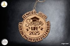 Graduation Keychaine Laser Cut | Keyring | Glowforge Product Image 1