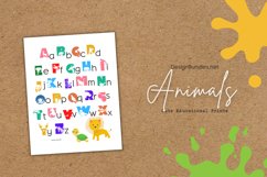 Cute Animals Educational Wall Arts Product Image 2