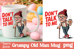 Grumpy Father&#039;s Day Bundle Mug Old Man design png Product Image 13
