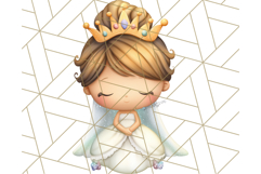 Princess Clipart PNG, Cute Royal Girl Clip Art Product Image 5