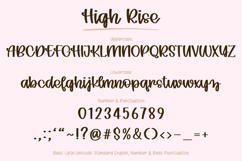High Rise - Handwritten Script Font Product Image 17