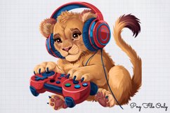 Gamer Animals Clipart PNG Product Image 1