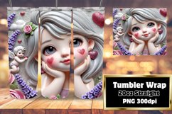 PLAYFUL 20oz Tumbler Design for Customization , 3D Cupid Product Image 1