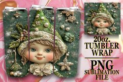ENCHANTING VIEWS 20oz TUMBLER WRAP, Christmas Product Image 1