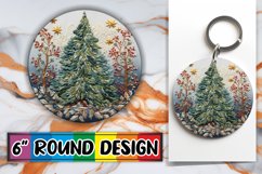 Seasonal 3D Embroidery Ornament Creation Product Image 1