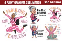 Funny Grandma Sublimation Quotes Bundle PNG Product Image 4