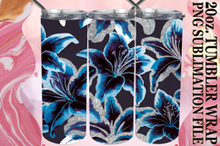 RADIANT LOVE 20oz TUMBLER WRAP, Flower Pattern Product Image 1