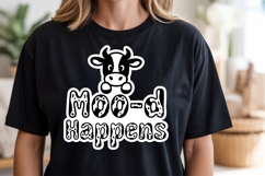 Simple Cow Font | Cute Cow Font with Farm Animals Product Image 7