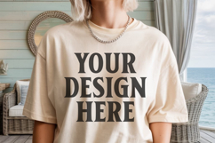 Comfort Colors 1717 Ivory T-Shirt Mockup Product Image 1